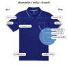 PoliganUltimate_Polo_PS003_Blue_NavyBlue_Front